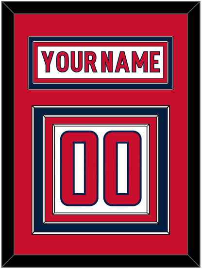 Washington Nameplate & Number (Back) - Road White - Premier Tier 2