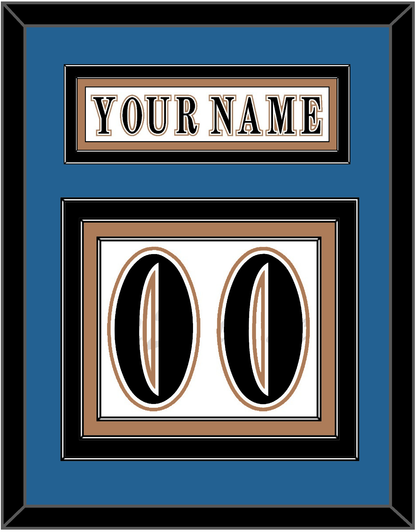 Washington Nameplate & Number (Back) - Home White (1995-2007) - Premier Tier 2