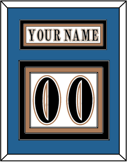 Washington Nameplate & Number (Back) - Home White (1995-2007) - Premier Tier 2