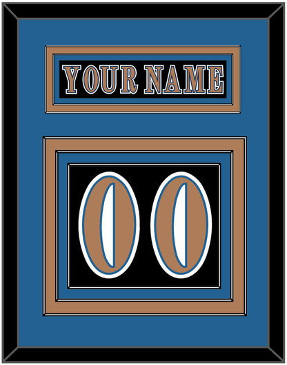 Washington Nameplate & Number (Back) - Road Black (1997-2007) - Premier Tier 2