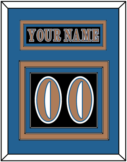 Washington Nameplate & Number (Back) - Road Black (1997-2007) - Premier Tier 2