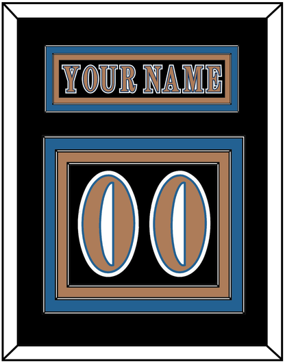 Washington Nameplate & Number (Back) - Road Black (1997-2007) - Premier Tier 3
