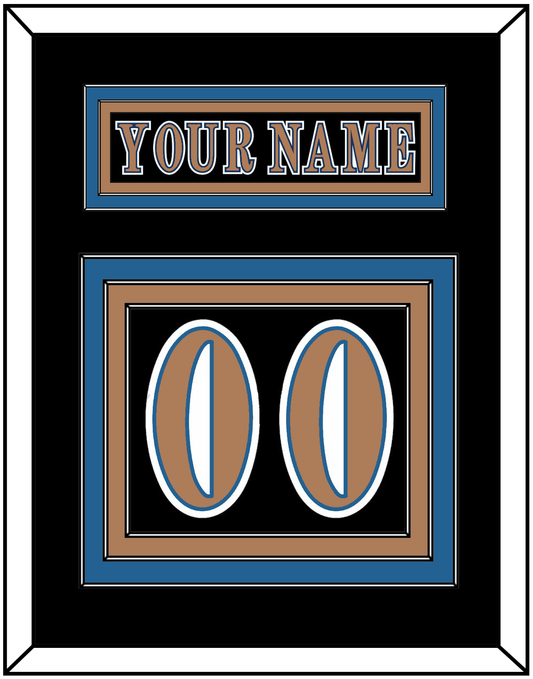 Washington Nameplate & Number (Back) - Road Black (1997-2007) - Premier Tier 3