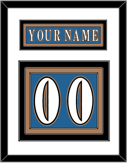 Washington Nameplate & Number (Back) - Road Blue (1995-2000) - Premier Tier 1