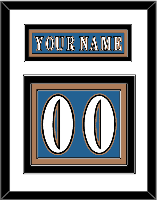 Washington Nameplate & Number (Back) - Road Blue (1995-2000) - Premier Tier 1