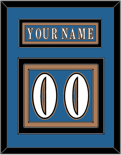Washington Nameplate & Number (Back) - Road Blue (1995-2000) - Premier Tier 2