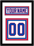 Washington Nameplate & Number (Back) - 2011 Winter Classic White - Triple Mat 1
