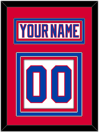 Washington Nameplate & Number (Back) - 2011 Winter Classic White - Premier Tier 2
