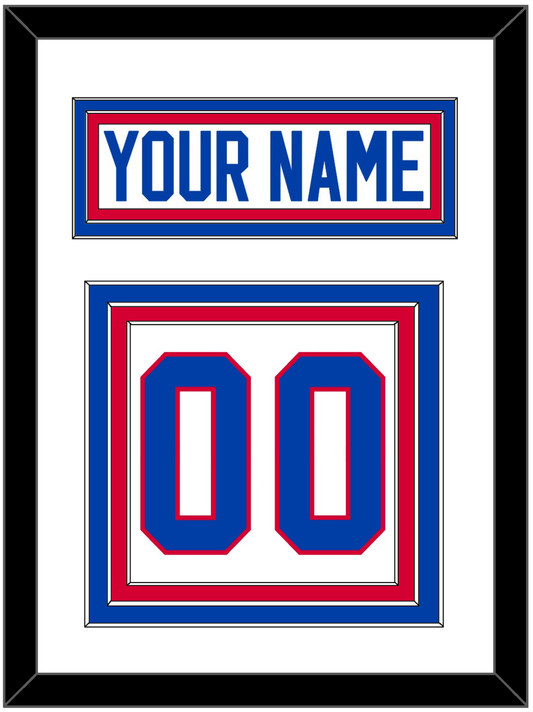 Washington Nameplate & Number (Back) - Home White (1979-1987) - Premier Tier 1