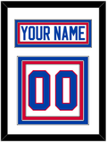 Washington Nameplate & Number (Back) - Home White (1979-1987) - Triple Mat 1