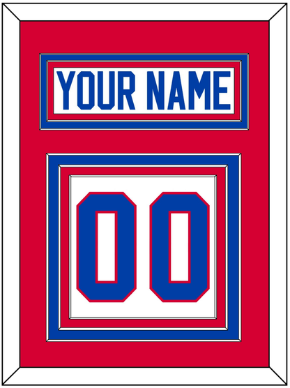 Washington Outdoor Game Nameplate & Full-Size Number - Split