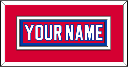 Washington Nameplate - Alternate Red (2015-2017) - Signature Tier 2
