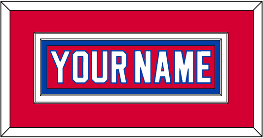 Washington Nameplate - Alternate Red (2018-2020) - Signature Tier 2