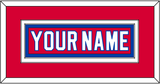 Washington Nameplate - Alternate Red (2018-2020) - Double Mat 2