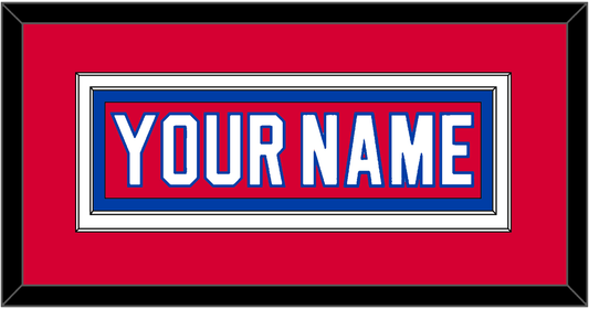 Washington Nameplate - Alternate Red (2018-2020) - Signature Tier 2