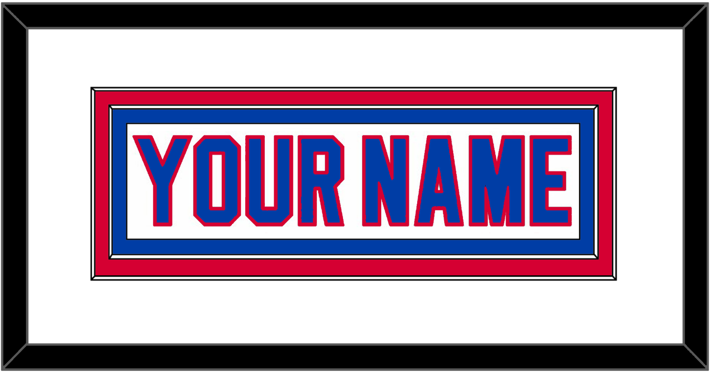 Washington Nameplate - 2011 Winter Classic White Jersey - Signature Tier 1