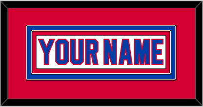 Washington Nameplate - 2011 Winter Classic White Jersey - Signature Tier 2