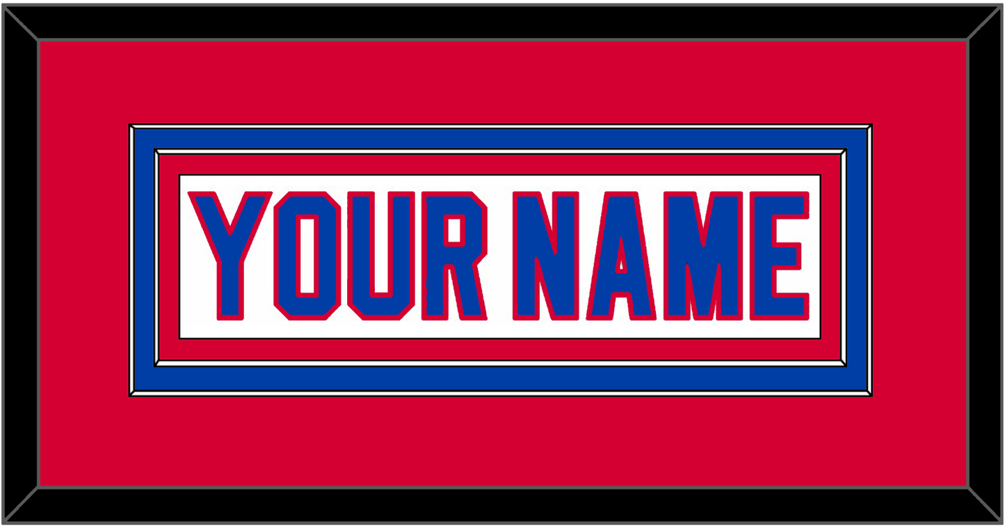 Washington Nameplate - Home White (1987-1995) - Signature Tier 2
