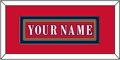 Washington Nameplate - Reverse Retro Red (2020-2021) - Signature Tier 2