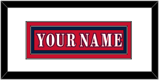 Washington Nameplate - Reverse Retro Red (2020-2021) - Signature Tier 3