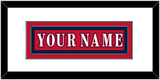Washington Nameplate - Reverse Retro Red (2020-2021) - Double Mat 3