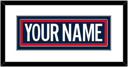 Washington Nameplate - 2018 Stadium Series Blue Jersey - Signature Tier 1