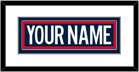 Washington Nameplate - 2018 Stadium Series Blue Jersey - Signature Tier 1