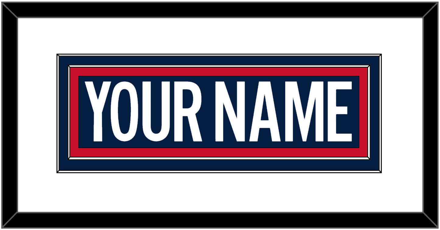 Washington Nameplate - Alternate Blue (2018-2024) - Signature Tier 1