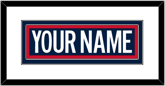 Washington Nameplate - Alternate Blue - Double Mat 1