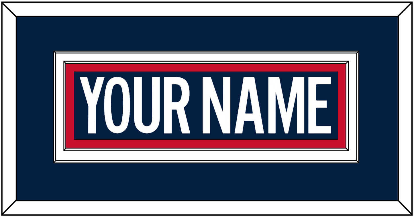Washington Nameplate - Alternate Blue (2018-2024) - Signature Tier 2
