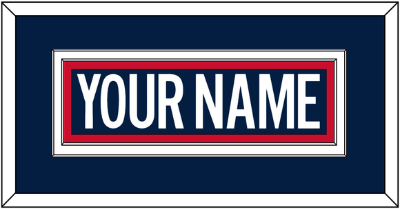 Washington Nameplate - Alternate Blue - Double Mat 2