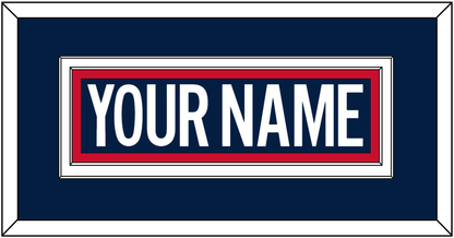 Washington Nameplate - 2018 Stadium Series Blue Jersey - Signature Tier 2