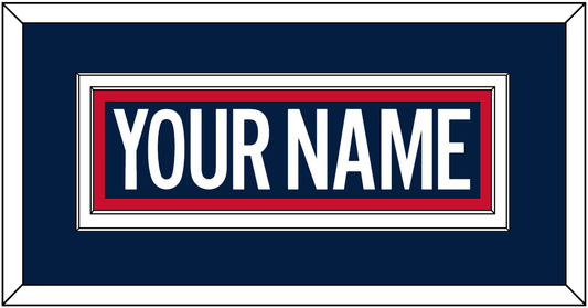 Washington Nameplate - 2018 Stadium Series Blue Jersey - Signature Tier 2