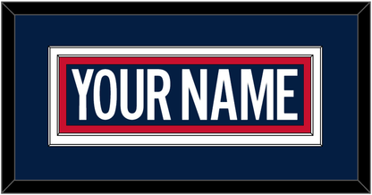Washington Nameplate - 2018 Stadium Series Blue Jersey - Signature Tier 2