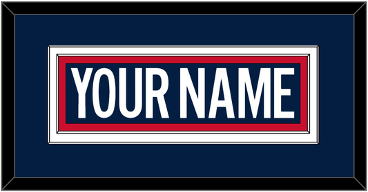 Washington Nameplate - 2018 Stadium Series Blue Jersey - Signature Tier 2