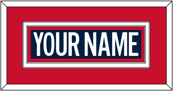 Washington Nameplate - Alternate Blue - Double Mat 3