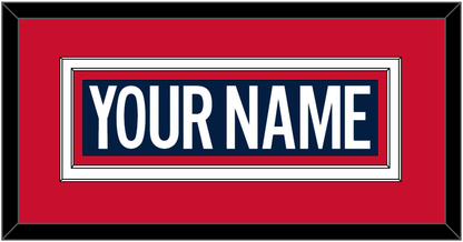 Washington Nameplate - 2018 Stadium Series Blue Jersey - Signature Tier 3