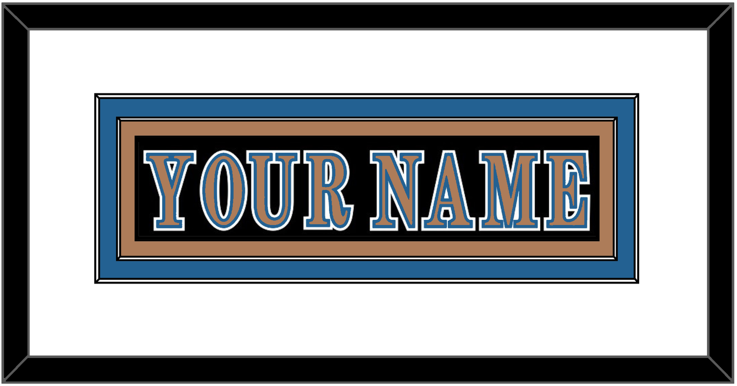 Washington Nameplate - Road Black (1997-2007) - Signature Tier 1