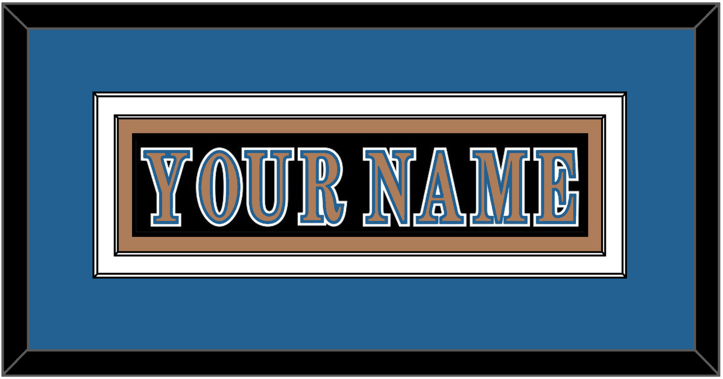 Washington Nameplate - Road Black (1997-2007) - Signature Tier 2