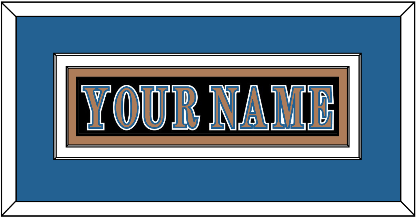 Washington Nameplate - Road Black (1997-2007) - Signature Tier 2