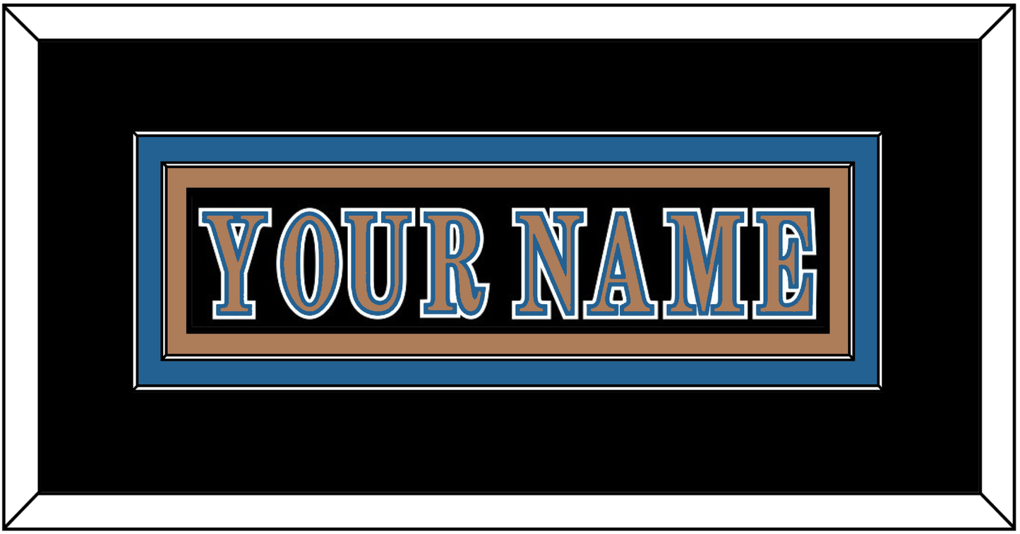 Washington Nameplate - Road Black (1997-2007) - Signature Tier 3