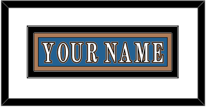 Washington Nameplate - Road Blue (1995-2000) - Signature Tier 1