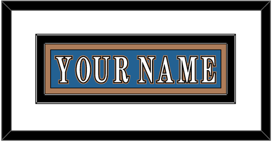 Washington Nameplate - Road Blue (1995-2000) - Signature Tier 1