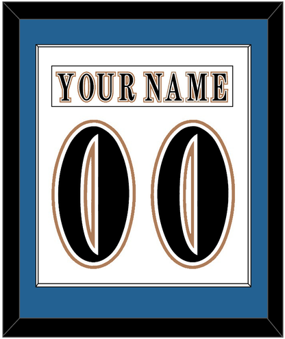 Washington Nameplate & Number (Back) Combined - Home White (1995-2007) - Essential Tier 1