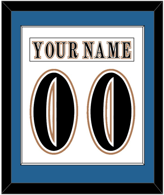 Washington Nameplate & Number (Back) Combined - Home White (1995-2007) - Essential Tier 1