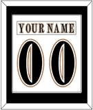 Washington Nameplate & Number (Back) Combined - Home White (1995-2007) - Single Mat 2