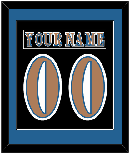 Washington Nameplate & Number (Back) Combined - Road Black (1997-2007) - Essential Tier 2