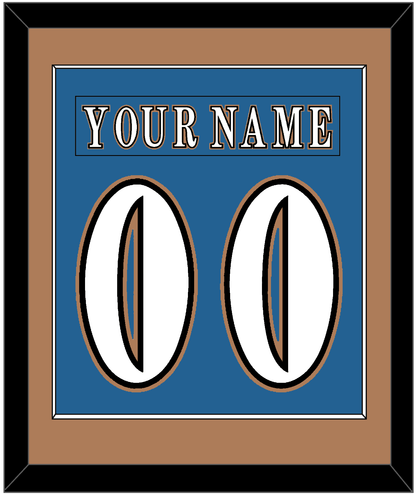 Washington Nameplate & Number (Back) Combined - Road Blue (1995-2000) - Essential Tier 2