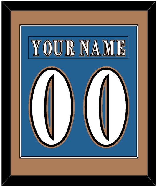 Washington Nameplate & Number (Back) Combined - Road Blue (1995-2000) - Essential Tier 2