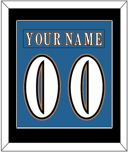 Washington Nameplate & Number (Back) Combined - Road Blue (1995-2000) - Essential Tier 3